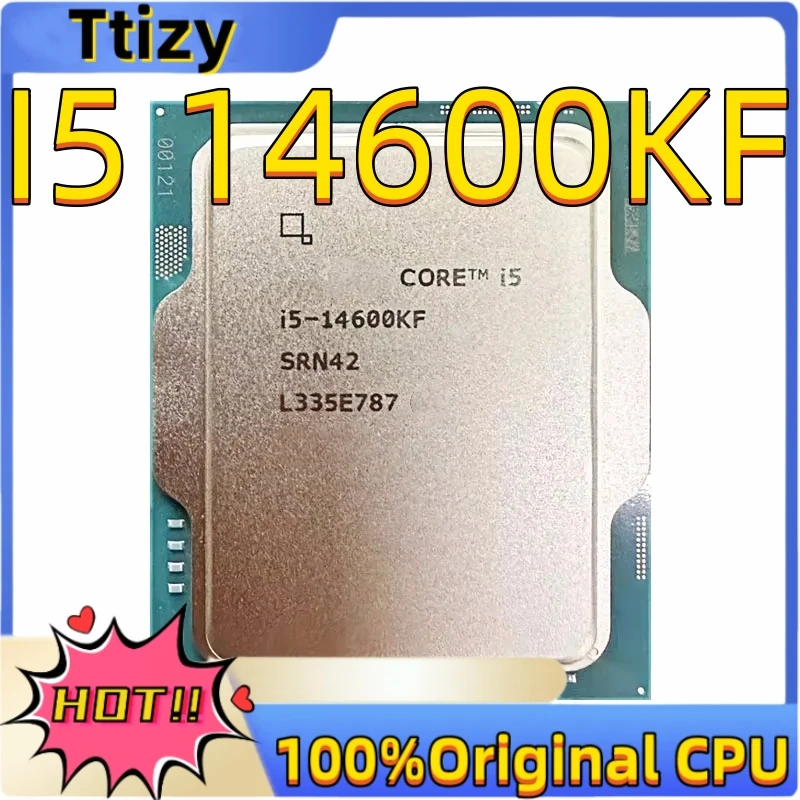 Core i5 i5 14600KF s (14th gen) 3.5GHz 14-Core 20-Thread CPU L3=24M 125W LGA 1700 New but without Cooler TB