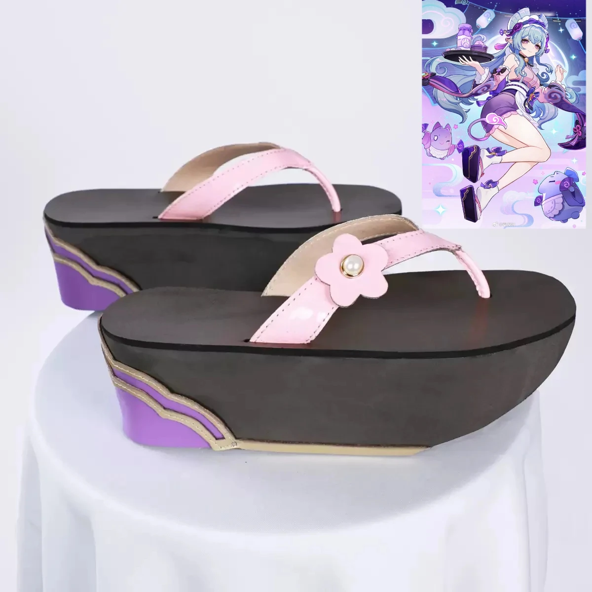 

Genshin Impact Yumemizuki Mizuki Cosplay Shoes Costume Accessories Props Halloween Costumes for Girls Shoes