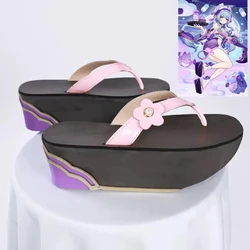 Genshin Impact Yumemizuki Mizuki Cosplay Shoes Costume Accessories Props Halloween Costumes for Girls Shoes