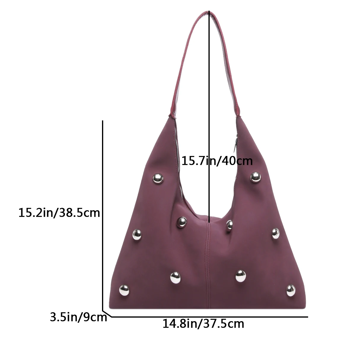 Bolsa de couro de camurça vintage hobo para mulheres moda grande capacidade bolsa de ombro miçangas bolsa de compras de inverno totes