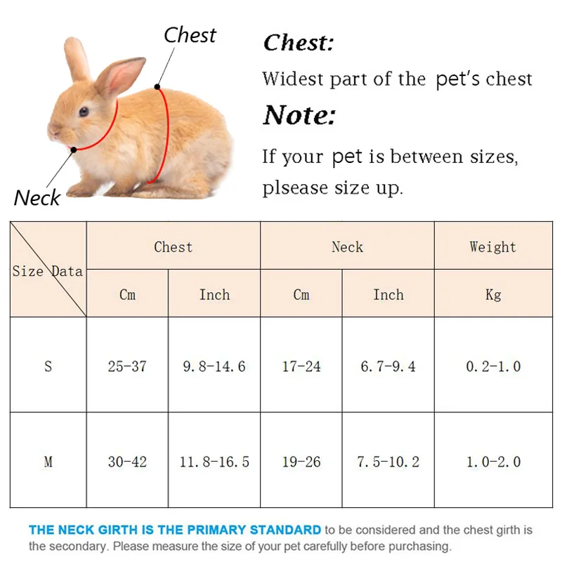 Cute Bunny Guinea Pig Costume for Small Animal Dwarf Rabbit Chinchillas School Uniform Clothes with Harness mascotas Accessories