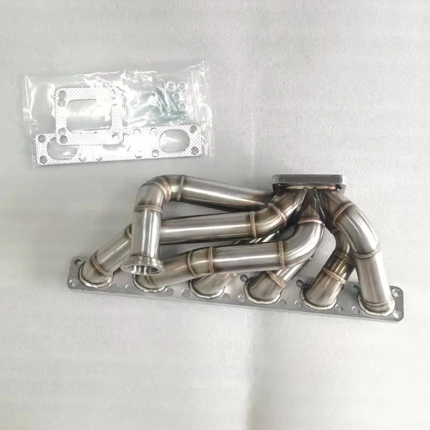 

3.0mm Thickness SS304 UNILITE Brushed T3/T4 Turbo Manifold for B MW E30 E34 24V M50/M52/S50/S52
