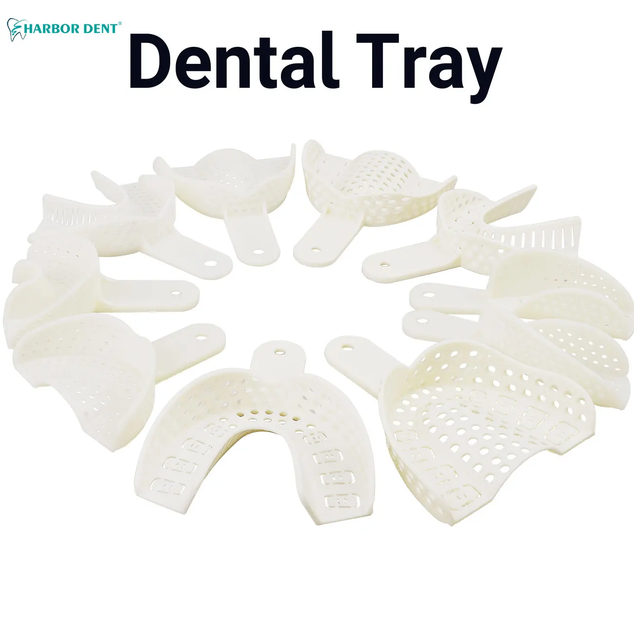 1pairs Dental Impression Tray Denture Model Materials Dental Suppliesental Lab Tools Oral Instruments