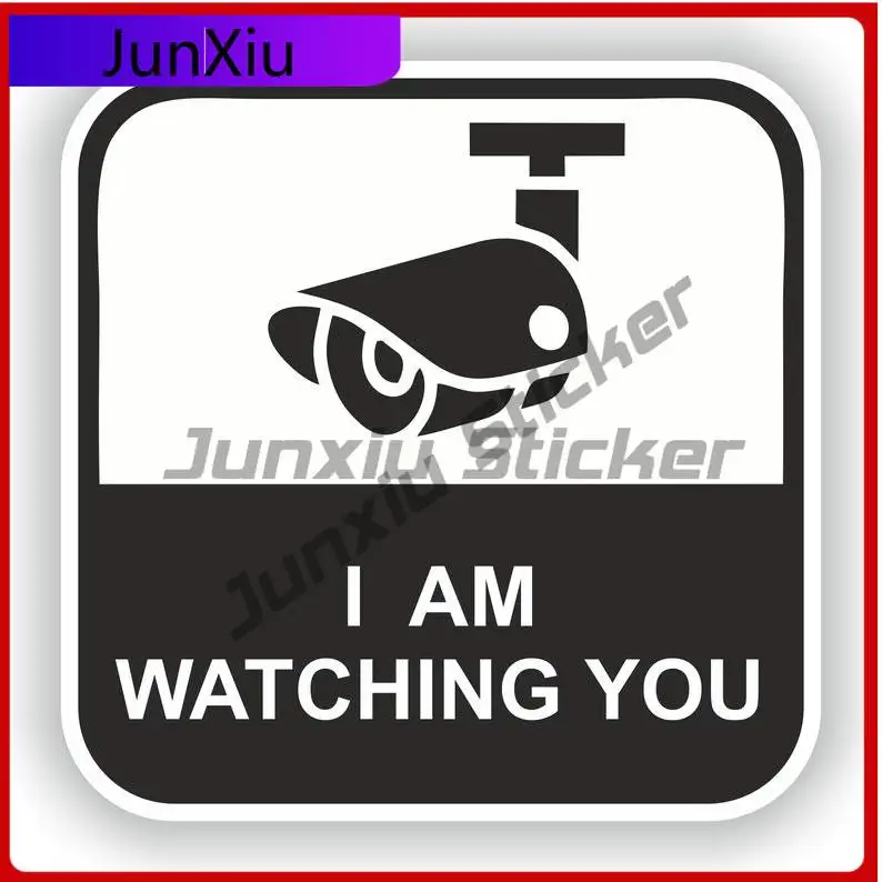

Eye, I am watching you, Unique Helmet Laptop Waterproof Auto Accessories Vinyl Decal For Car Truck SUV Window Bumper Laptop