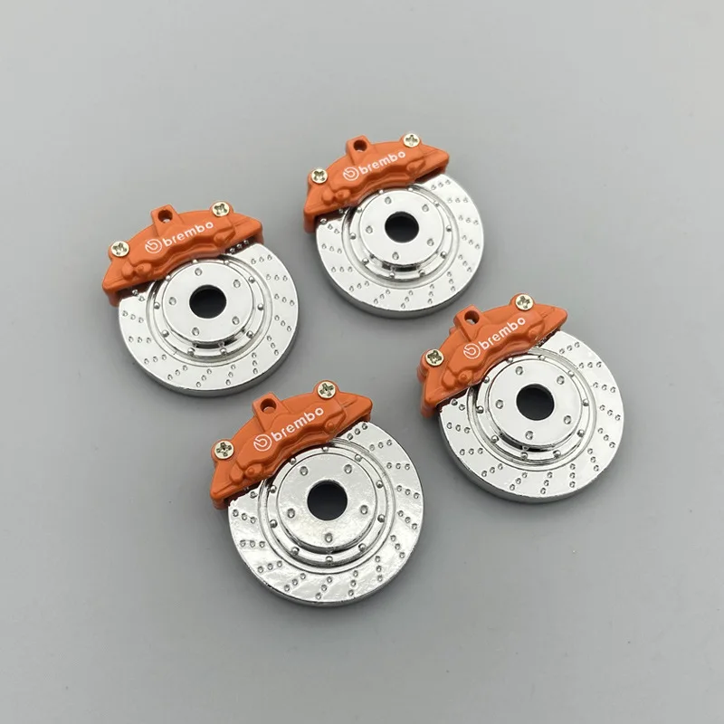 4PCS Metal Brake Disc Caliper Tire Modification for WPL D12 MN99 MN90 WPL C24 C34 RC Car Spare Parts Upgrade