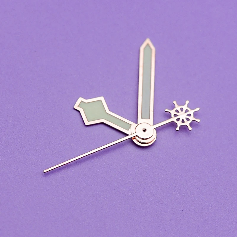 Oro argento rosa NH35 lancette dell'orologio C3 verde luminoso adatto per NH36 4 r36 7 s26 movimento per Seiko SKX007 SKX009 SRPD parti di riparazione dell'orologio