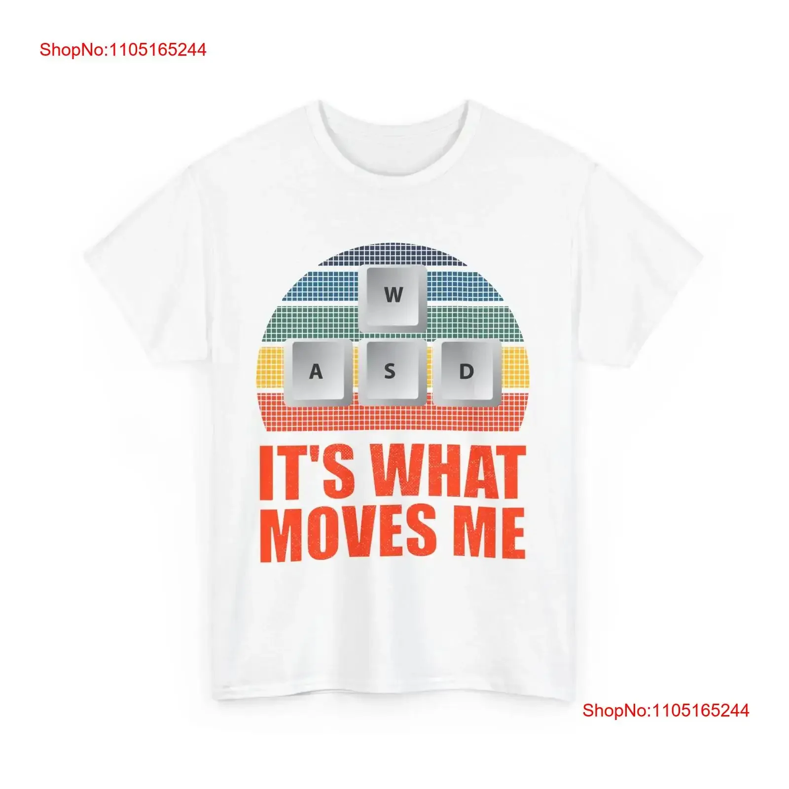 Video Games T Shirt It's What Moves Me Gaming Lovers Gamer vintage Washed Versatile Stretched Stylish homme graphic Comfortable