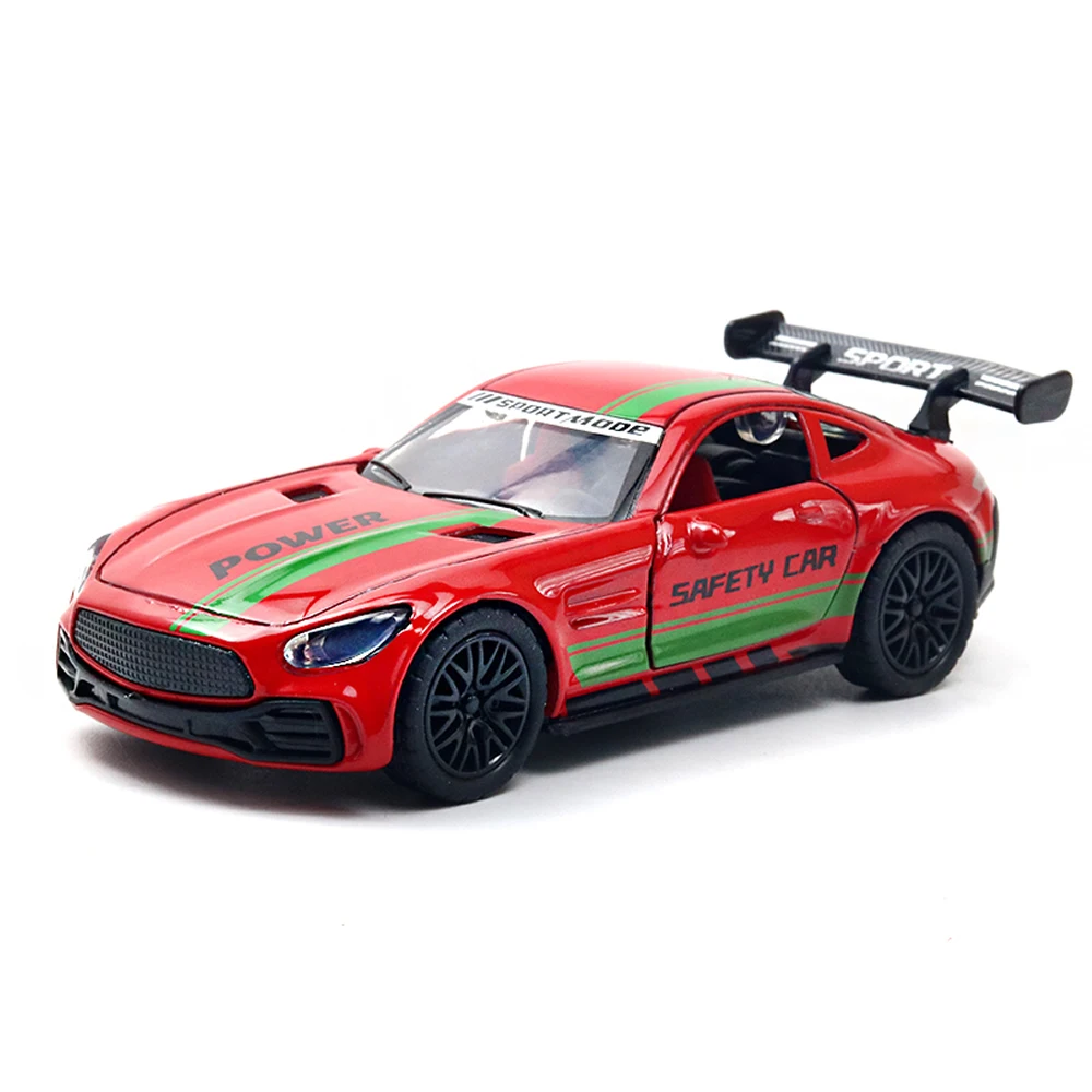 Super Sports Car Simulation Alloy Model CHILDREN\'S Sports Car Toy Boy Car Model Cake Ornament