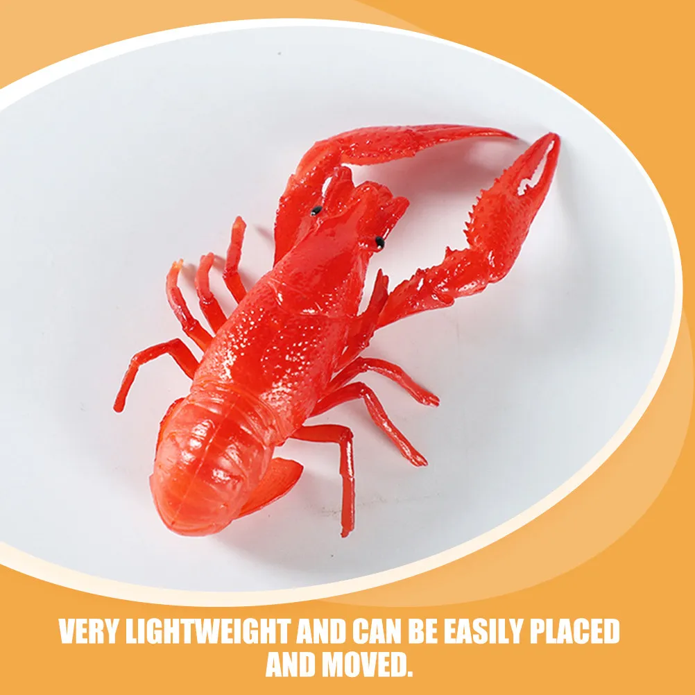 

Detailed Fake Lobster Statue for Home Garden Decoration Realistic Simulation Marine Animal for Balcony Yard Theme Party