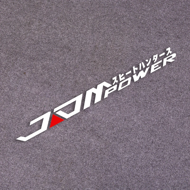 JDM Windshield Car Decoration Stickers Vinyl Waterproof Non-fading Large size Personalized Japanese Racing Decals