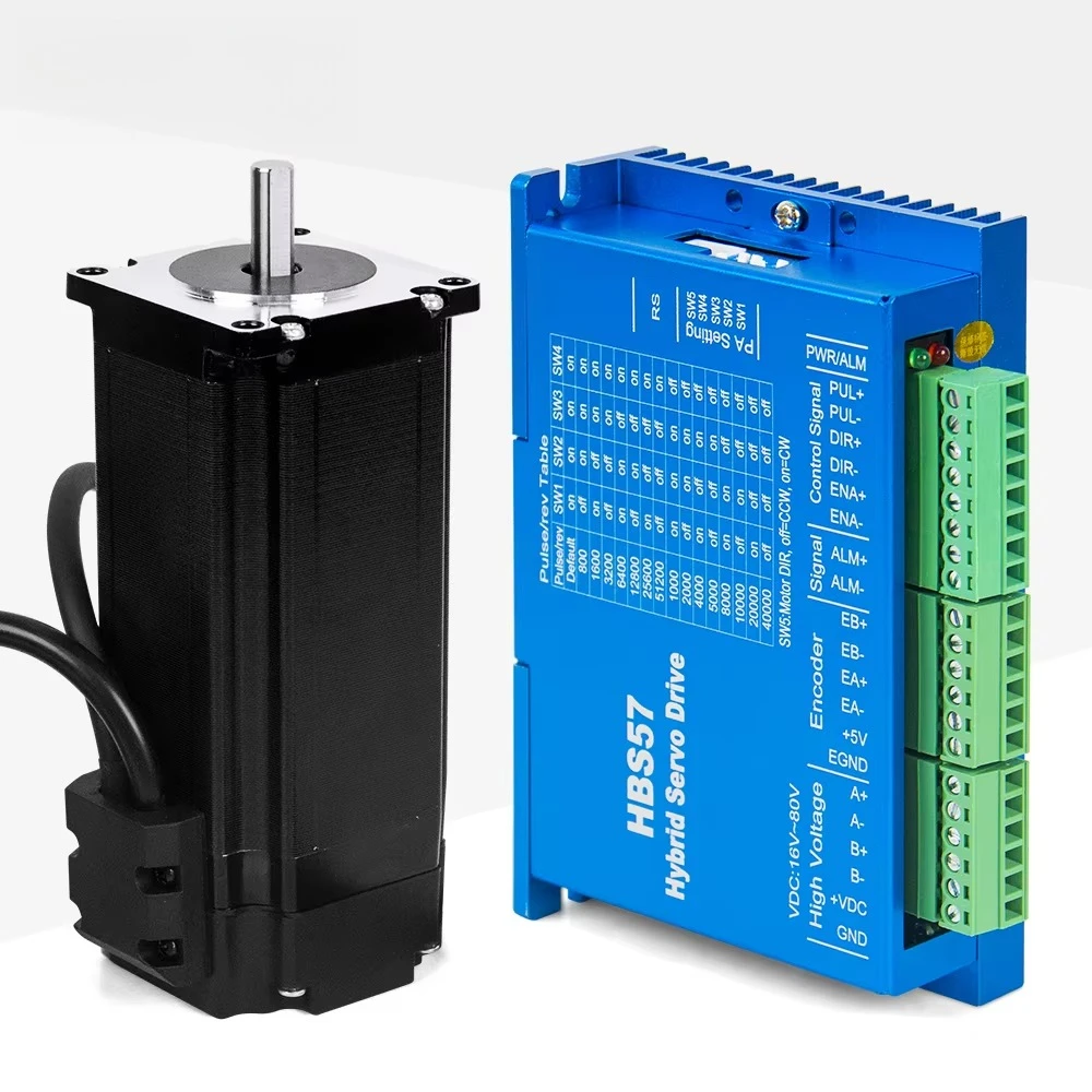 

NEMA 23 Closed Loop Stepper Motor Kit | 3.1Nm 24V Hybrid Servo for CNC/Robot