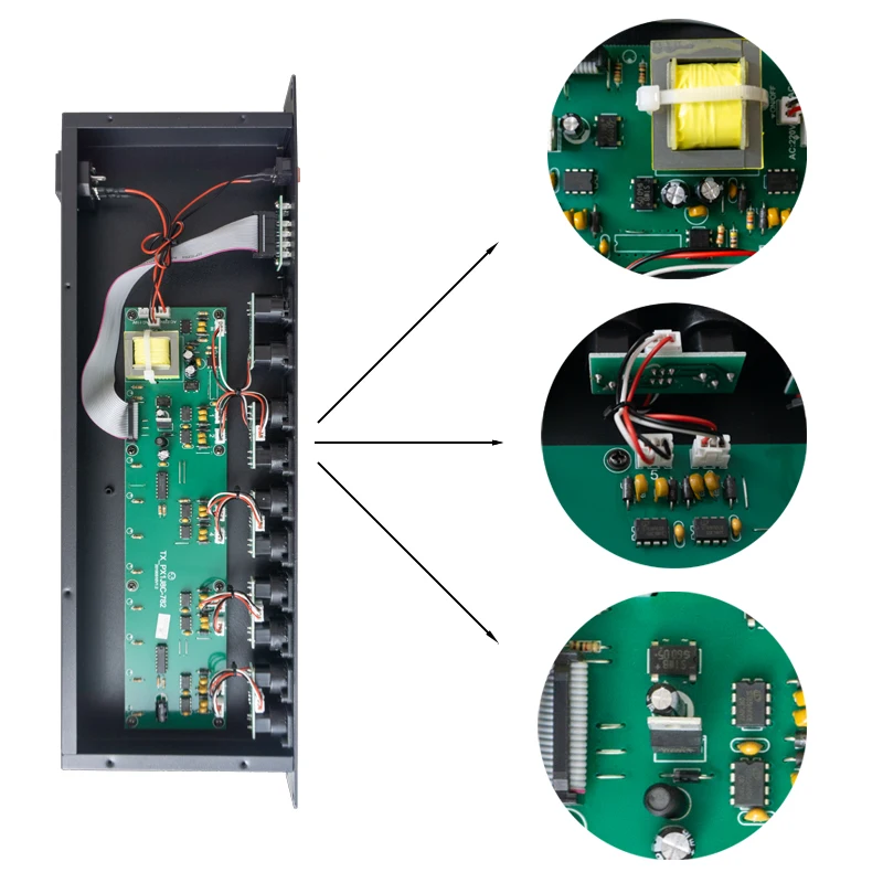 Imagem -02 - Palco Luzes Amplificador de Sinal Dmx Distribuidor 8ch Dmx512 Divisor a Melhor Qualidade Transporte Rápido