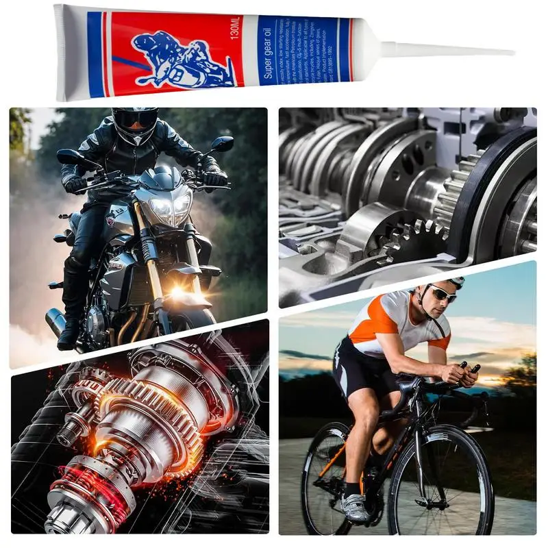 Aceite de transmisión de motocicleta, lubricante de transmisión de 130ml, grasa automotriz, lubricante multiusos para engranaje impulsor de caja de cambios mecánica