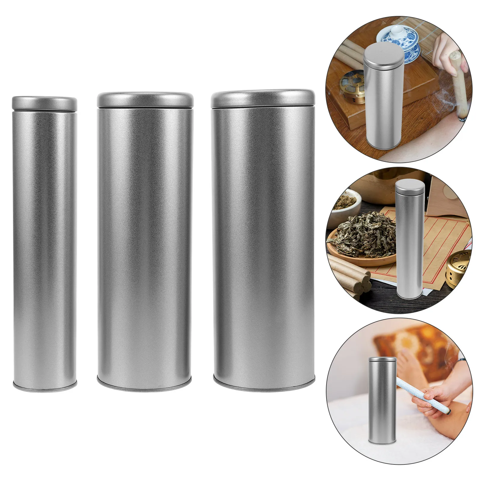 

3Pcs Moxibustion Extinguisher Efficient Flame Snuffer Moxa Stick Holder for Home Office Moxibustion Treatment