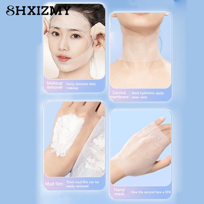 

50/200Pcs Bag Gauze For Face Makeup Cotton Pads Stretchable Disposable Cosmetic Cotton Mask Wet Compress Wipe Cleaning