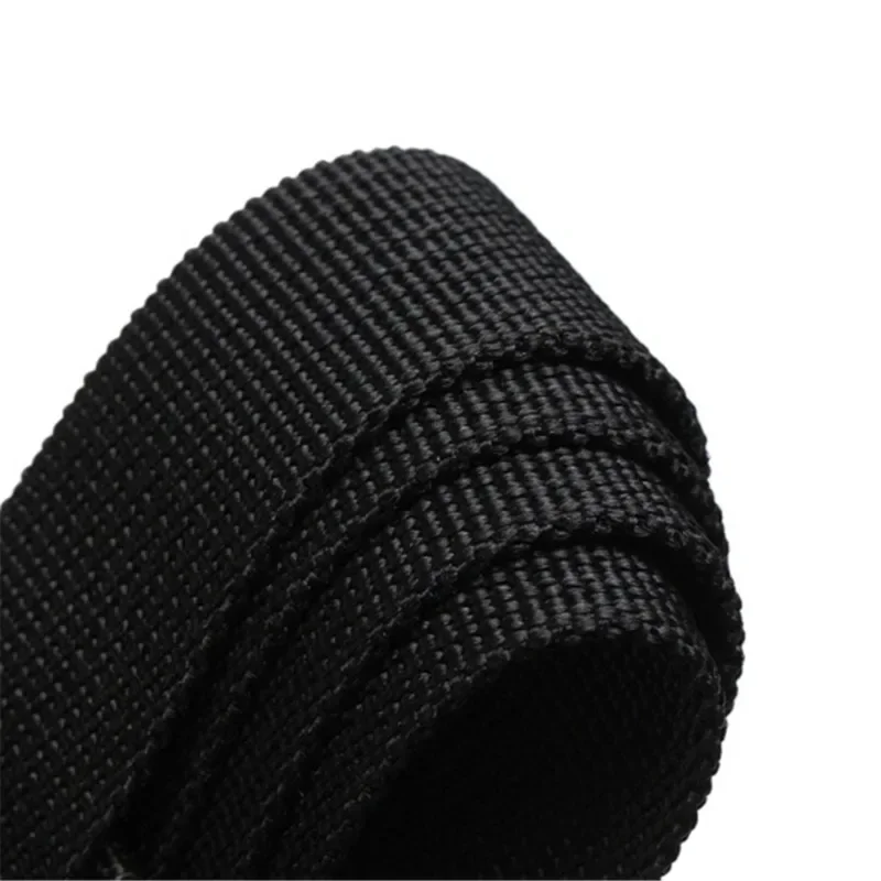 2.5cm Wide Computer Bag Strap Nylon for Men Handbag Briefcase Crossbody Bag Shoulder Belts Adjustable Long Bands Black