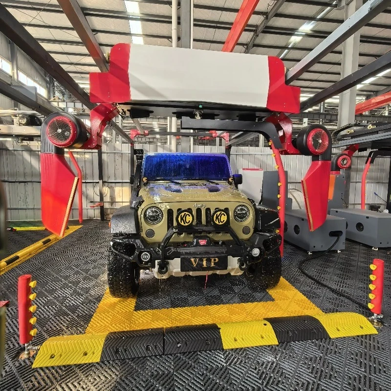 Automatic Touchless Car Wash Machine - Solar Power Compatible Car Washing Equipment