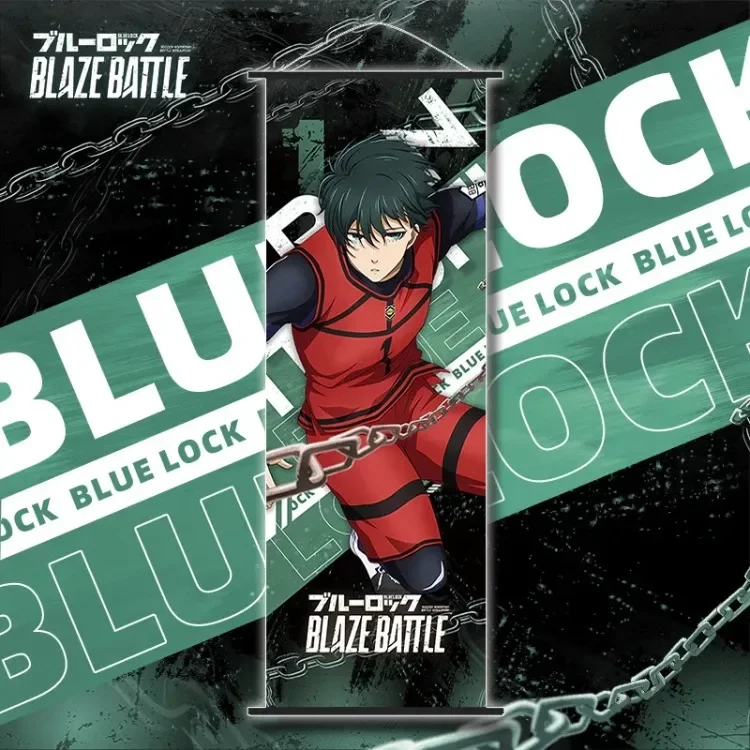 BLUE LOCK Wandrolle Lange Rolle Tapete Cartoon Bachira Meguru Poster Anime-Merchandise Urlaubsgeschenk Trendiges Sammlerstück – Detail 2