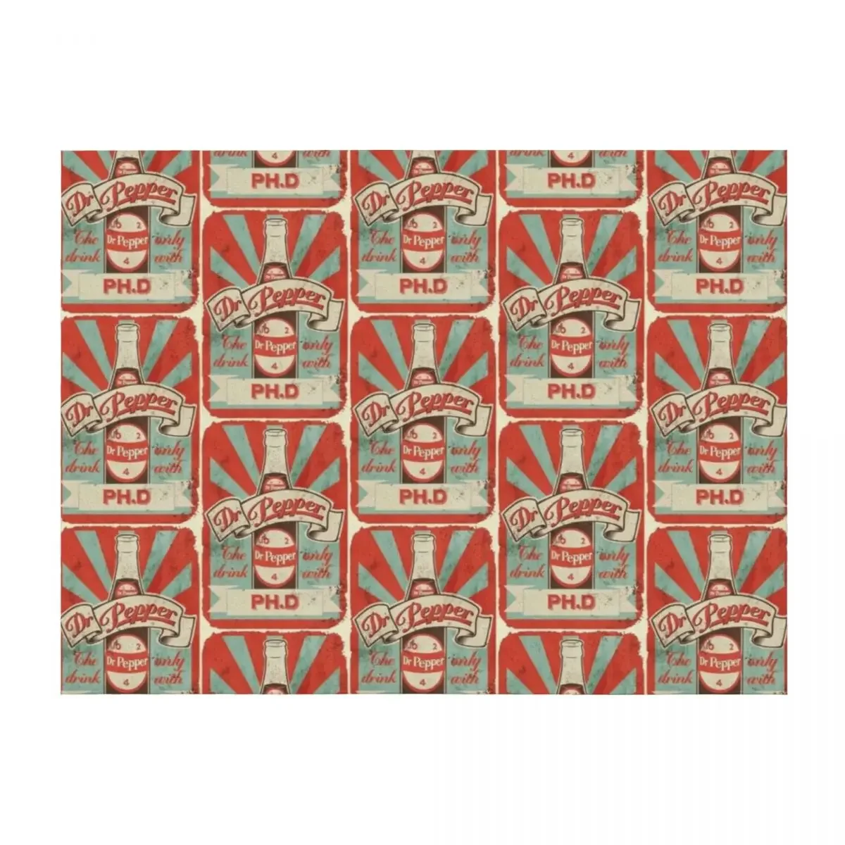 

Dr. Pepper Ph.D. Throw Blanket for winter blankets ands Luxury Thicken Sofa Throw Blankets