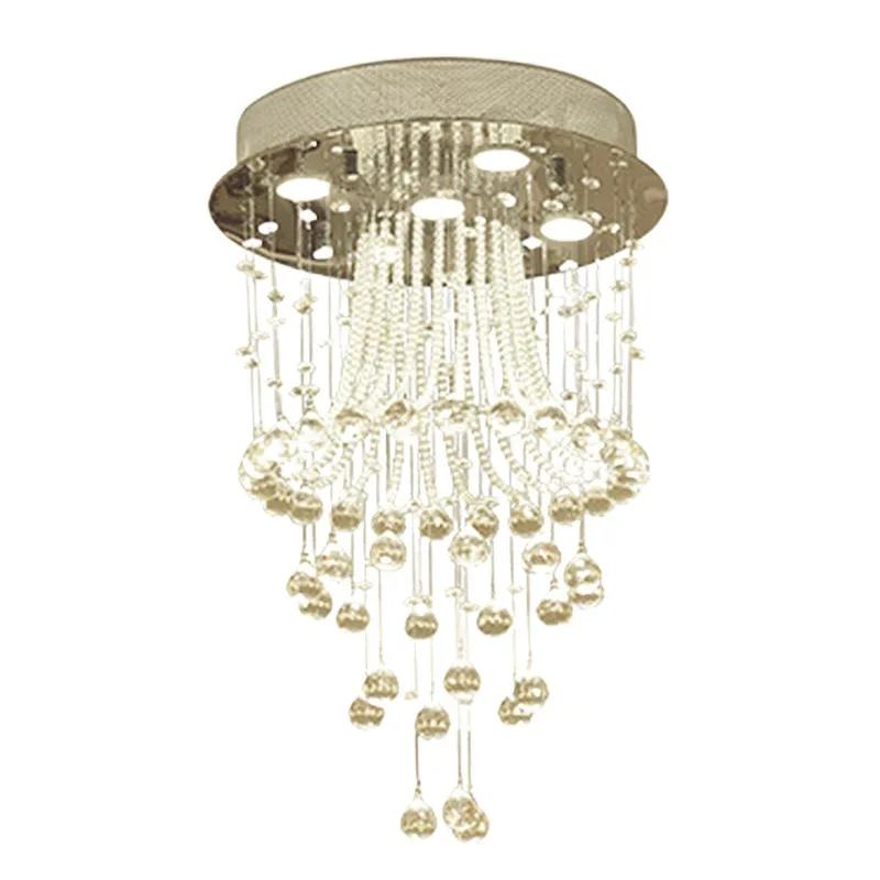 

Modern light luxury living room dining room corridor aisle entrance foyer entrance duplex stairwell corridor crystal small