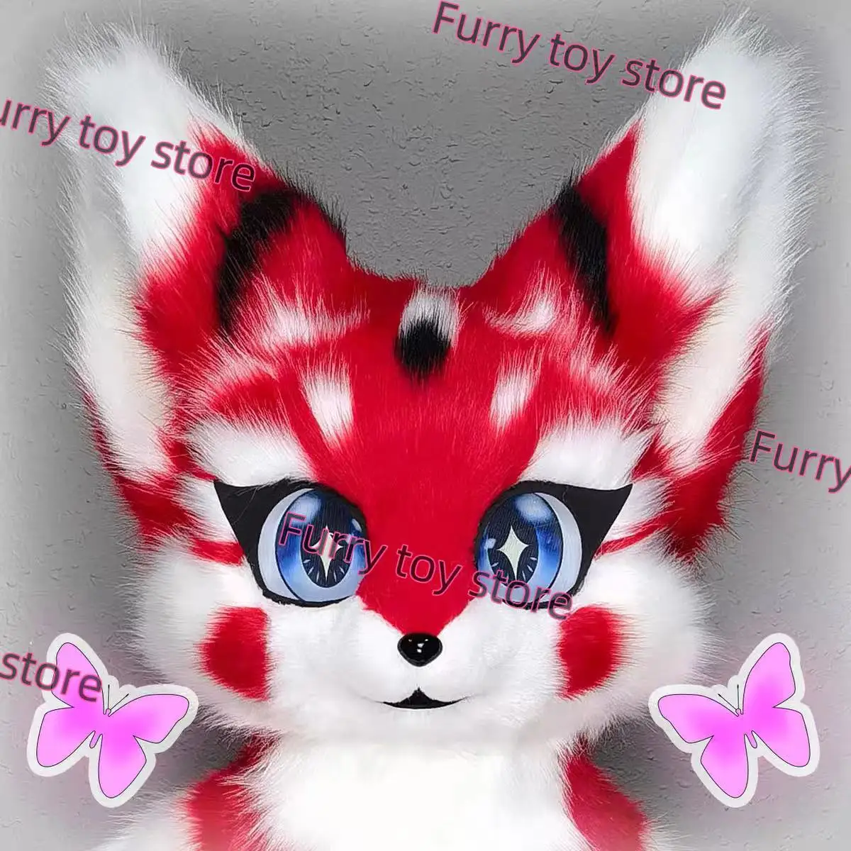 

Fursuit Headsets Cute Furry Cosplay Dog Wolf Head Costumes Customized Fursona Head Comiket Furries Doll Kig Series Kawaii Animal