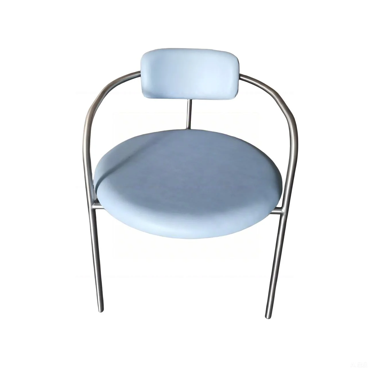 

Современный стул для кафе и ресторанов из микрофибры и нержавеющей стали, обеденный стул в стиле модерн-люкс, для отелей и баров