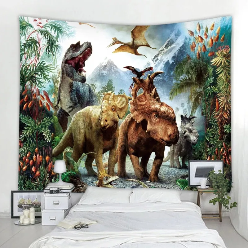 

3D Dinosaur Century Photo Mural Wallpaper for Living Room TV Sofa Bedroom Background Wall Papers Home Decor Modern Wallpapers