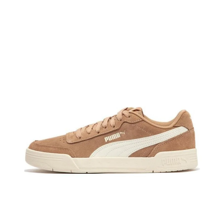 PUMA Caracal Low top Skateboard Shoes Unisex Brown White 370304-26