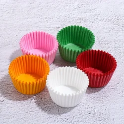 500/1000PCS Mini Colorful Chocolate Paper Cake Cupcake Liner Baking Muffin Box Cup Case Party Tray Cake Mold Decorating Tools
