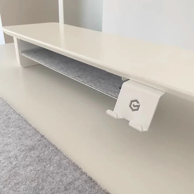 Z3 Modular Monitor Stand Riser White Desktop Organizer Storage Shelf Computer Screen Elevator Ergonomic Workspace Accessories