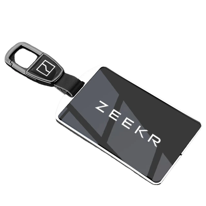 Autozubehör NFC-Karte Zinklegierung TPU Schlüsselhülle Etui Halter Kette für Zeekr 7X 009 007 001 Schlüsselschutz Innenraum-Styling – Detail 2