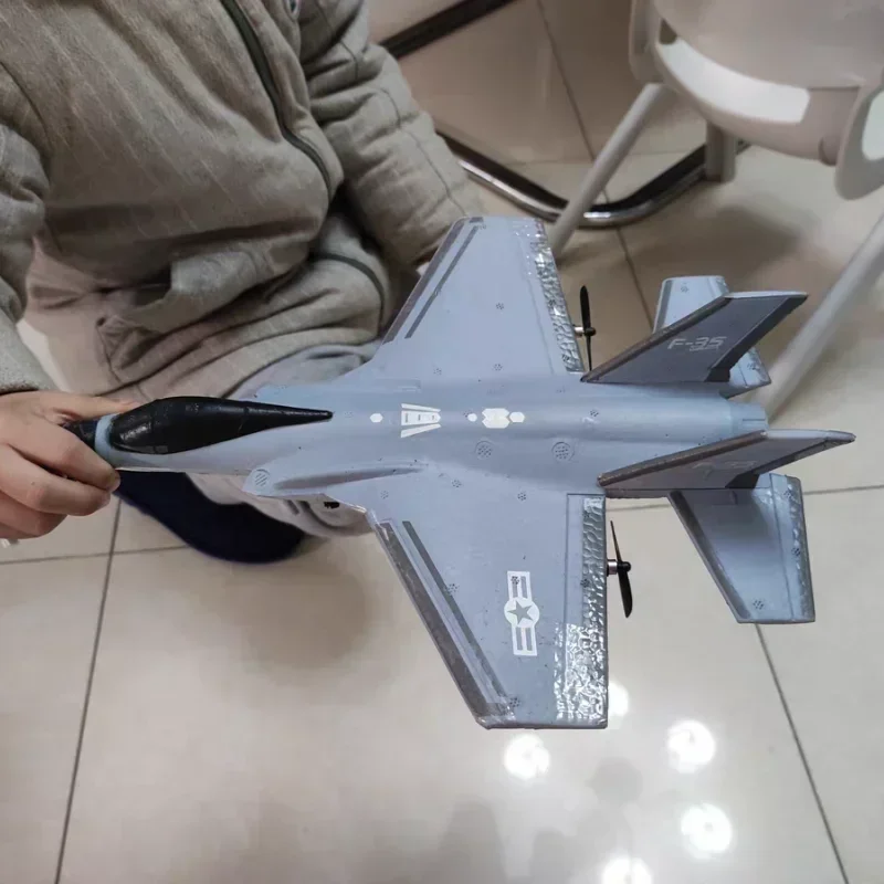 RC F35フォーム電動リモコン,ファイターモデル,固定翼,4チャンネル,子供のおもちゃ,ギフト,新しいモデル