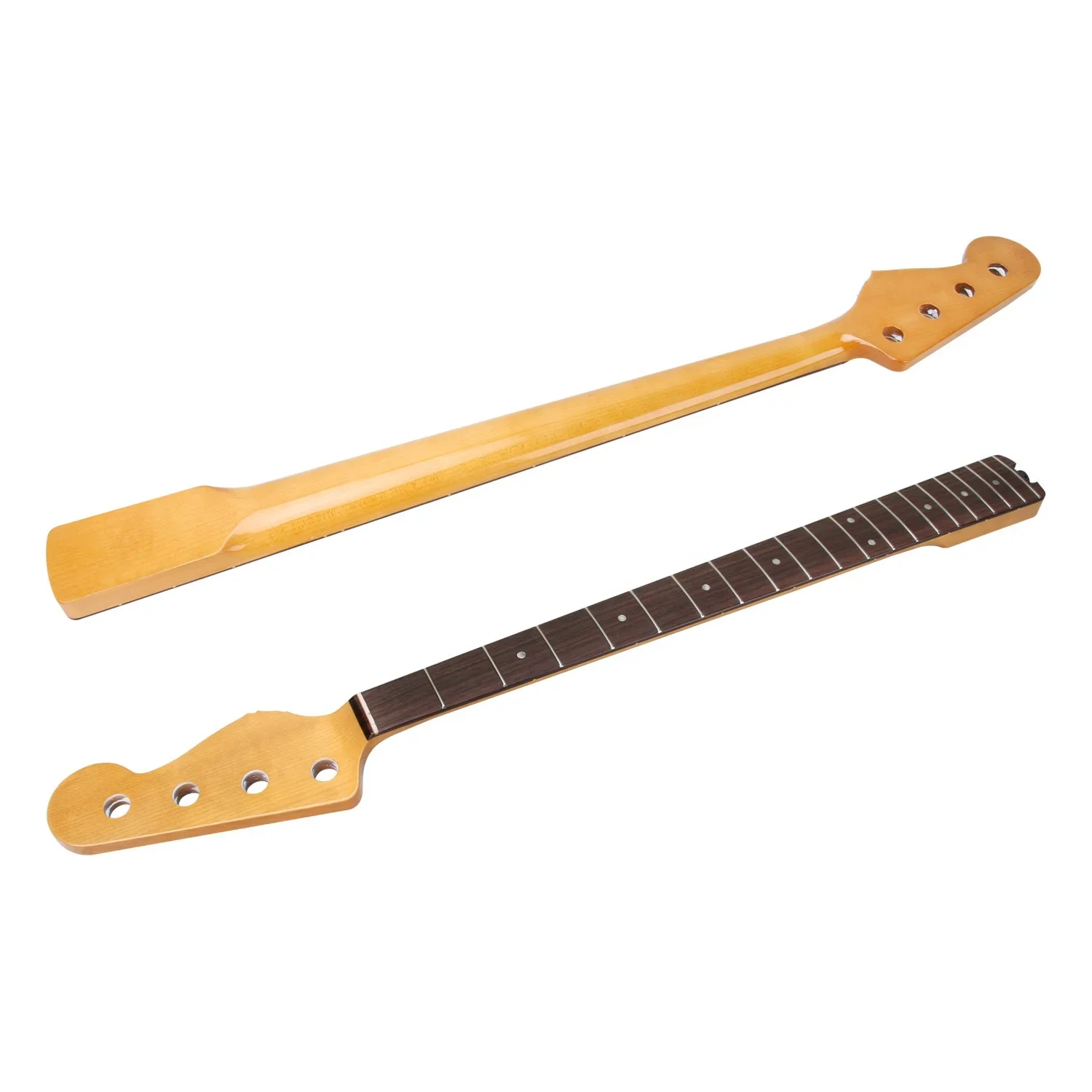 2025 4 String 20 Fret Electric Bass Neck Rose Wood Fingerboard 4 String Electric Bass Guitar Handle