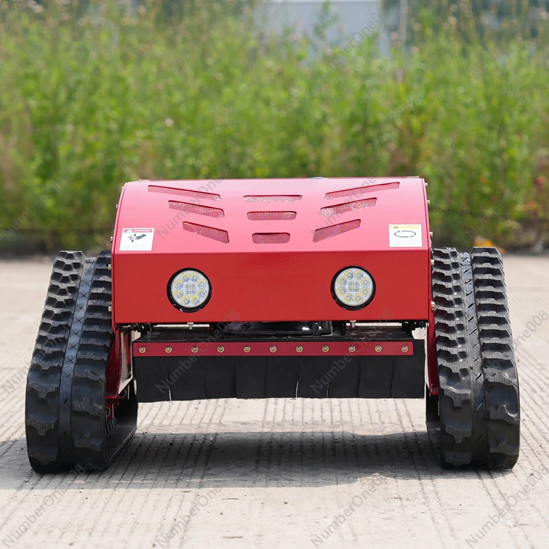 All-terrain Remote Control Lawn Mower Foreign Trade Farm Hillside Automatic Lawn Mower Crawler Orchard Lawn Mower