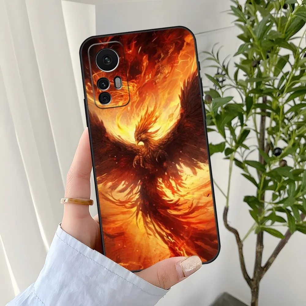 Mythical Beast Animal Phoenix Phone Case For Xiaomi 13 12 11 11T 9 8 9T 9SE 11i Lite Ultra Note10 Poco F3 Back Cover