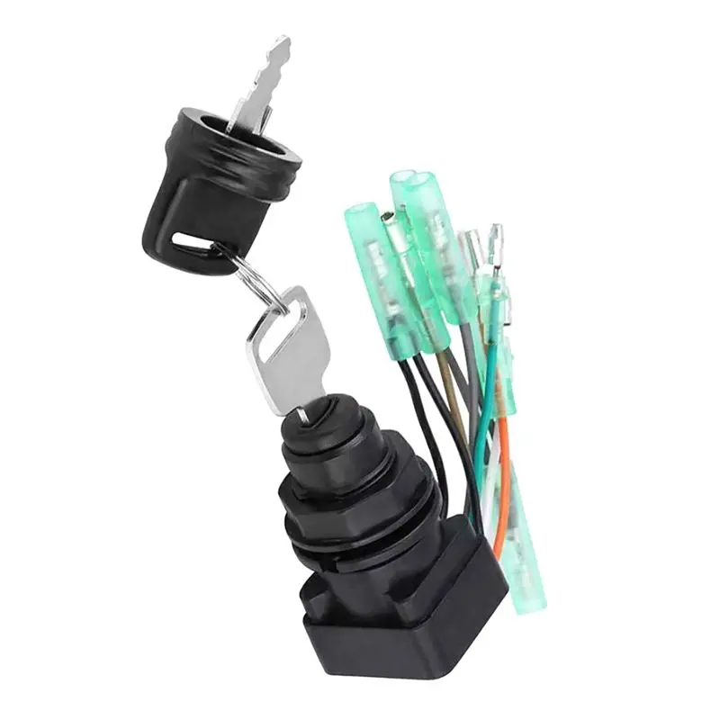 Boat Ignition Key Switch Assy For Outboard 8-225HP (2-Str) 15-140HP (4-Str) 37110-99E02 For Ignition System-ABQF