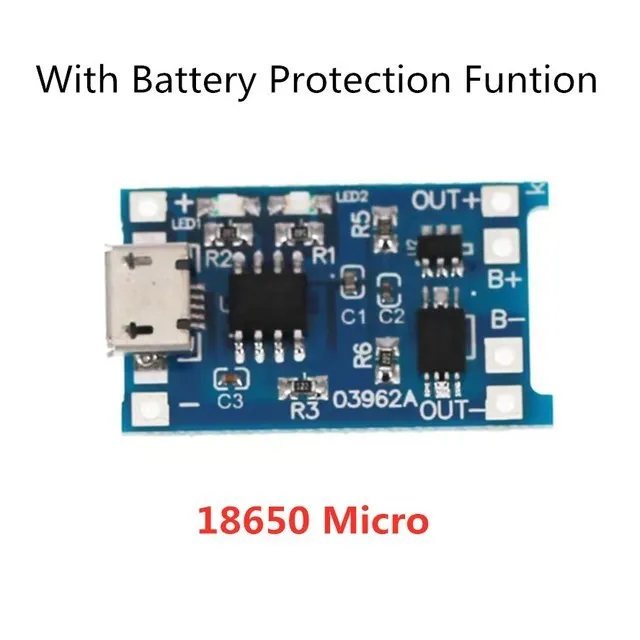 2/5 STKS 5 V 1A Micro/Type-c/Mini 18650 TP4056 Lithium Batterij Oplader Module Opladen Board Met Bescherming Dubbele Functies Li-ion - afbeelding 1