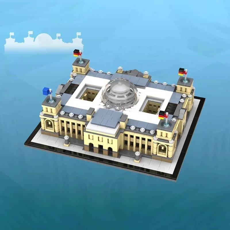 

Street View Model Moc Building Blocks Houses of Parliament Model Technology Brick DIY Assembly Construction Toy Gifts