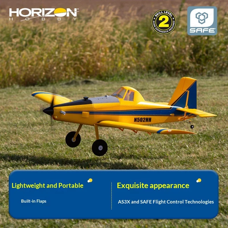 

Радиоуправляемый самолет Horizon Hobby UMX Air Tractor с системой AS3X и системой управления безопасным полетом SAFE, в комплекте с флатами, легкий, портативный, для уровня 2 по сложности.