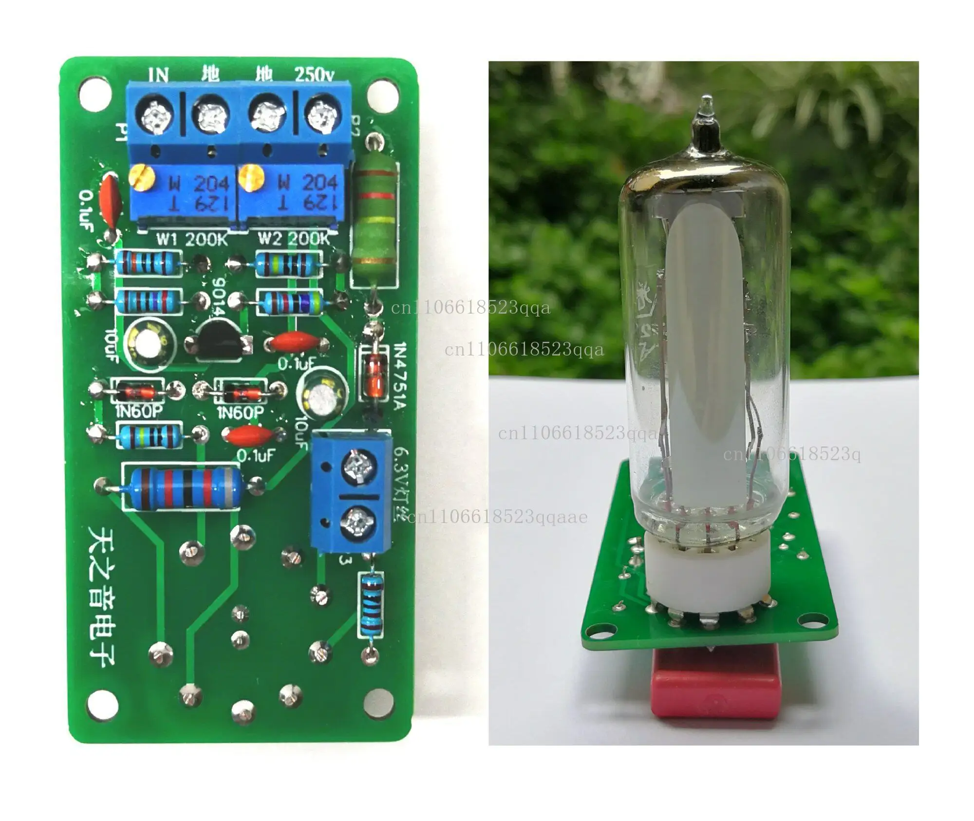 

6E2/6E1 Cat's Eye Tube Driver Board Kit, Volume Level Indicator, DIY Production