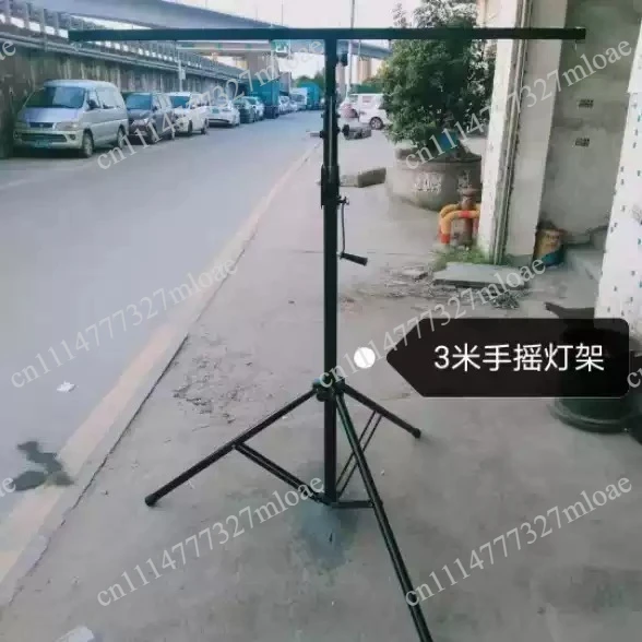 3 m 6 Position Thickened Hand-crank SHELF Stage Lighting Equipment Mobile Lifting Tripod