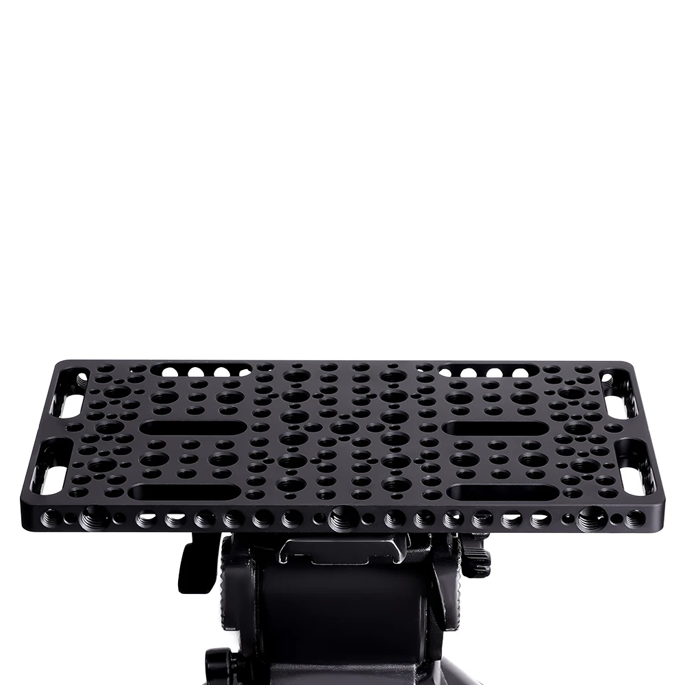 Used for installing cheese board camera cage on guide rail block, 1/4 inch 3/8 inch porous connection quick installation board