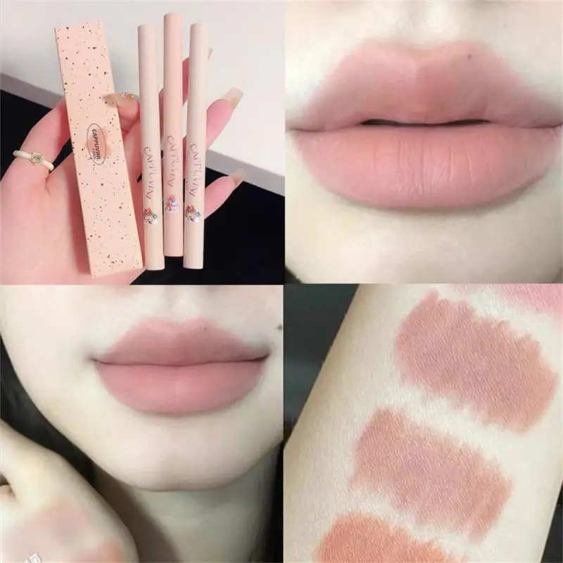 LipLinerPen Lips Makeup Soft Mist Cosmetics Lipstick Pen Gentle Colors Matte Lipstick Pen Lip Contouring Lipliner Pencil