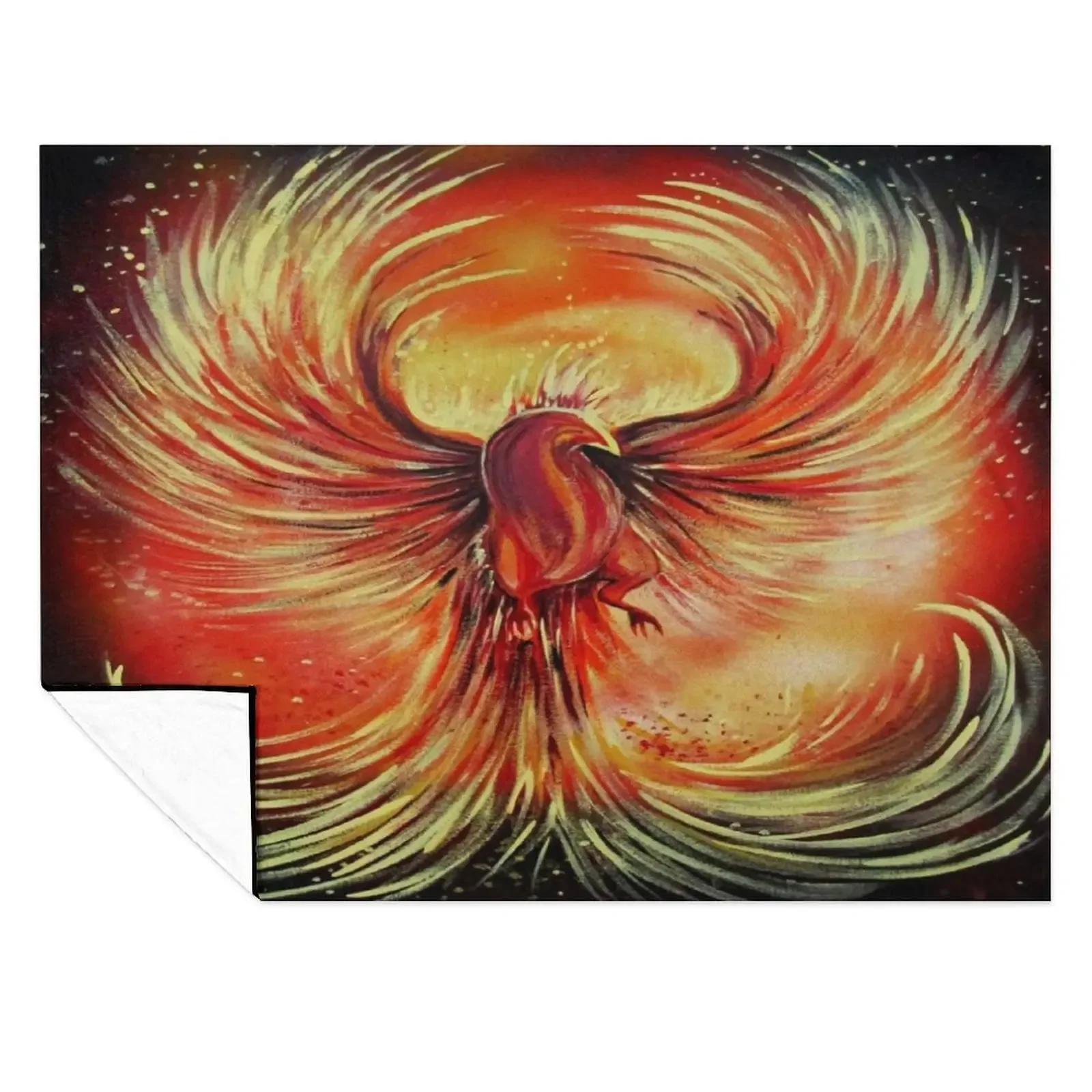 

Phoenix Throw Blanket christmas gifts Flannel Soft Beds Bed linens Blankets