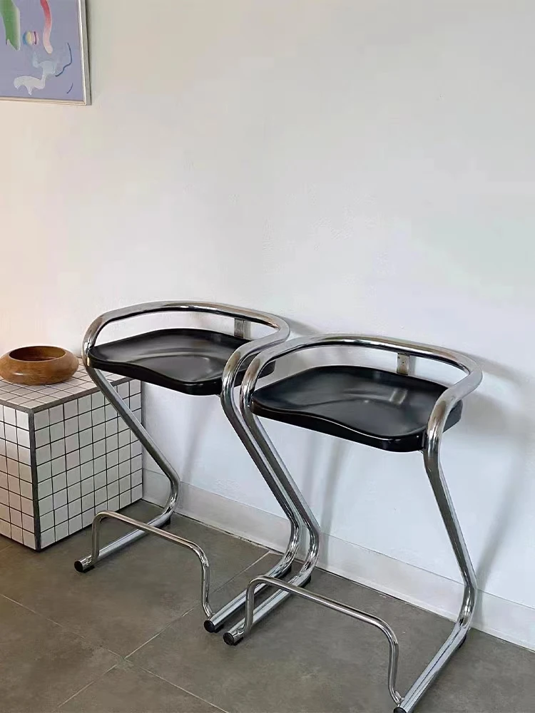 

Living Room Chairs Kitchen High Stool Dining Chair Furniture Leisure Bar Chairs Modern Armchair Colorful Bar Chairs Nordic Vanit