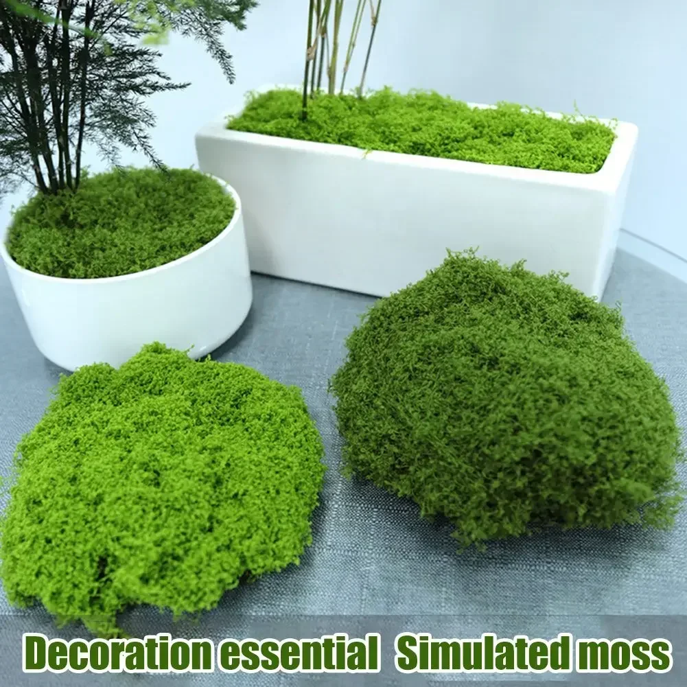 

Artificial Green Plants Eternal Life Moss Lawn Mini Landscaping Home Garden Room Decoration Fake Grass DIY Crafts Gifts