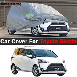 Car Cover Auto Outdoor Anti UV Sun Shade Rain Snow Protection Windproof Cover For Toyota Sienta 2011-2025