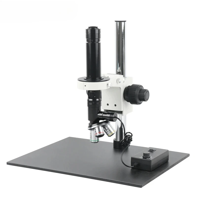 15X-10000X Coaxial Light Lens 5X 10X 20X 50X L PLAN Achromatic Metallographic Objective Fine-tuning Microscope Stand