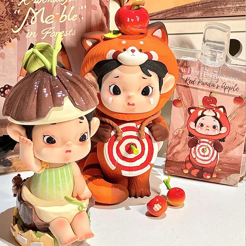 Genuine A Wonderful Yancy Encounters In The Forest Series  Blind Box Cute Doll Desktop Ornament Mystery Box Christmas Gifts