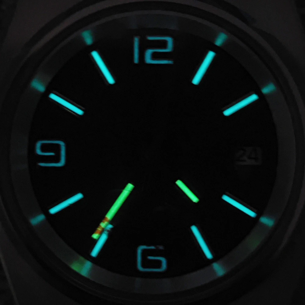 40mm homem relógio favo de mel mostrador luminoso nh35 relógios mecânicos automáticos para homem high-end safira à prova dwaterproof água